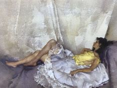 After Sir William Russell Flint (Scottish 1880-1969): 'Cecilia Reclining'