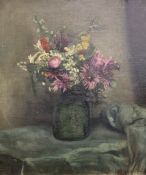 French School (19th/20th century): Still Life of Wild Flowers in a Vase