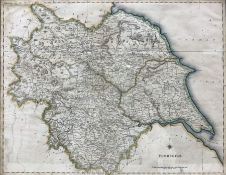 Thomas Starling (British 19th century) after Robert Creighton (British 19th century): Map of 'Yorksh