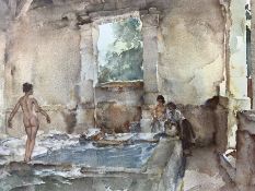 After Sir William Russell Flint (Scottish 1880-1969): 'Lavoir La Bastide'