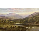 Alfred Augustus Glendening Snr. (British 1840-1921): 'The Glaslyn - North Wales'