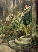 Edgar Bundy (British 1862-1922): 'The Dandy' - Gentleman Dressed in Lincoln Green