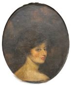 Continental School (18th/19th century): Portrait of a Woman Looking over her Shoulder