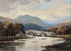 George Melvin Rennie (Scottish 1874-1953): The Old Bridge of Dee at Invercauld near Braemar - Aberde