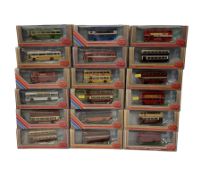 Eighteen Exclusive First Editions 1:76 scale diecast buses and coaches
