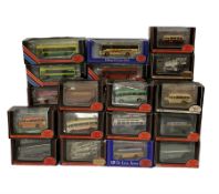 Twenty-six Exclusive First Editions 1:76 scale diecast buses and coaches