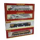 Four Hornby '00' gauge locomotives R2075 Class 56 56058