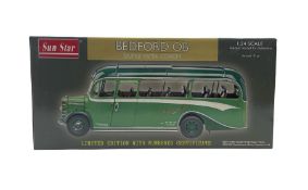 Sun Star Bedford OB limited edition 1:24 scale Duple Vista Coach 5007: 1949 Bedford OB Duple Vista -