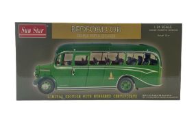 Sun Star Bedford OB limited edition 1:24 scale Duple Vista Coach 5003: 1947 Bedford OB Duple Vista -