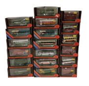 Twenty-nine Exclusive First Editions 1:76 scale diecast buses and coaches
