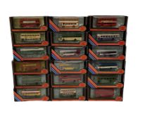 Eighteen Exclusive First Editions 1:76 scale diecast buses and coaches