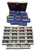 Thirty-seven diecast bus models including two Limited Edition EFF box sets