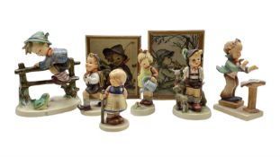Hummel figures including 'Retreat to Safety' no. 201