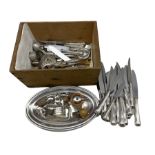 Quantity of assorted plated cutlery