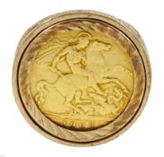 King Edward VII 1908 gold half sovereign