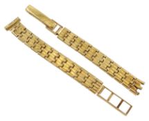 9ct gold bracelet wristwatch links