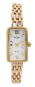 Rotary Elite 9ct gold ladies quartz wristwatch