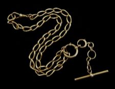 Early 20th century 9ct gold watch chain