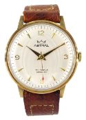 Smiths Astral 9ct gold gentleman's 17 jewels manual wind presentation wristwatch