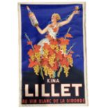 Robert 'Robys' Wolff (French 1916-): 'Kina Lillet - Au Vin Blanc De Le Gironde'
