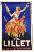 Robert 'Robys' Wolff (French 1916-): 'Kina Lillet - Au Vin Blanc De Le Gironde'