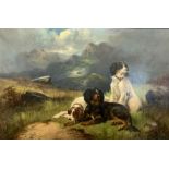 Robert Cleminson (Scottish fl.1864-1903): Spaniels Resting