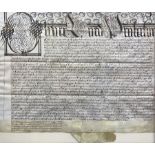Oliver Cromwell (Lord Protector 1599-1658): Letters Patent in the name of Oliver Cromwell Lord Prote