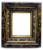 Frame - stepped decorative wood frame with marbling