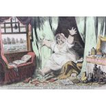 After James Gillray (British 1756-1815): 'Dido in Despair!' Depicting Emma Lady Hamilton