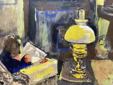 Frank Forty (Irish 1902-1996): Impressionist Interior Scene