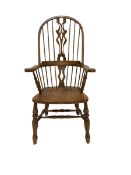 Beech Windsor armchair