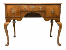 Queen Anne style walnut lowboy