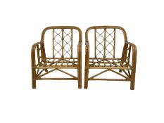 Pair of bentwood armchairs