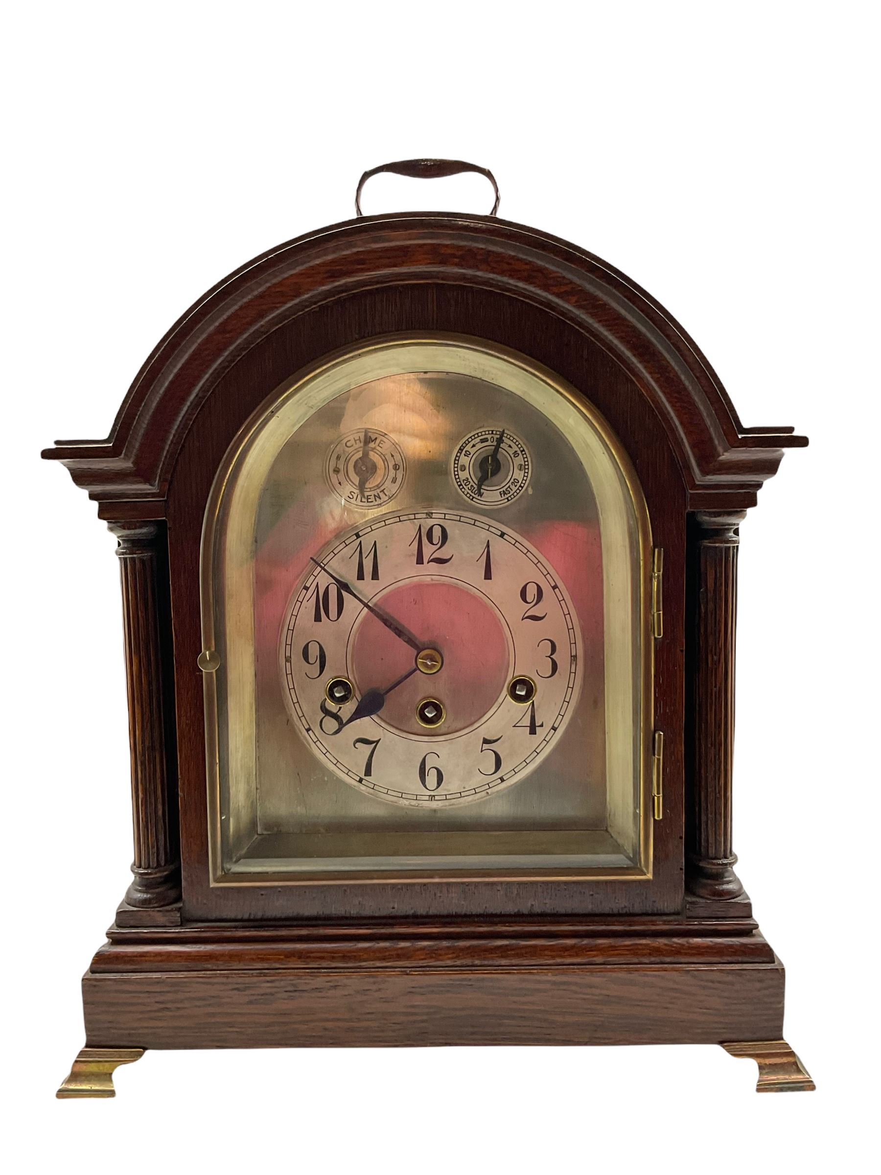 A German "Junghans" Westminster chiming mantle clock c1910