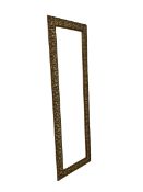 Contemporary tall gilt frame mirror 136cm x 44cm