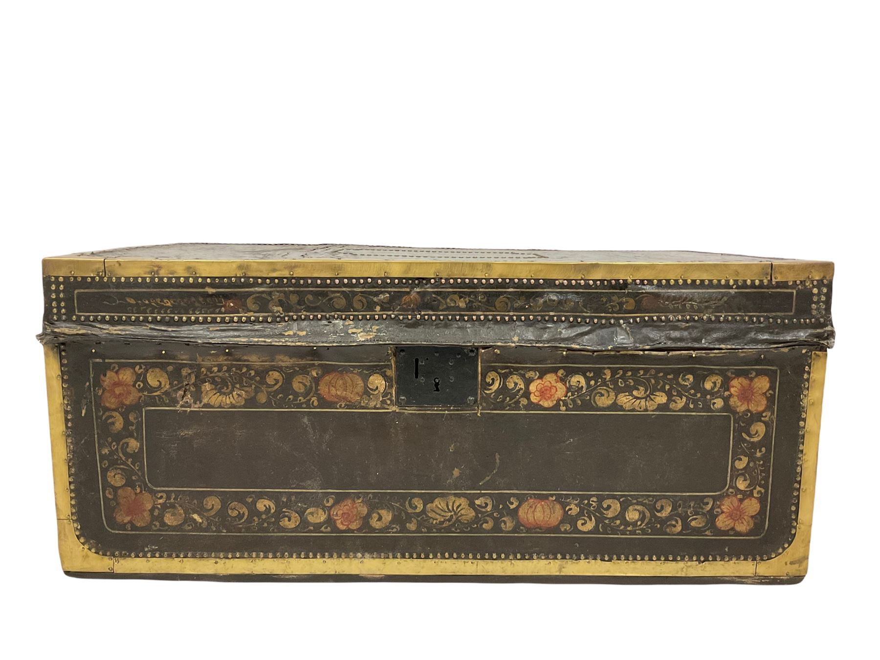 19th century Chinese export camphor wood chest