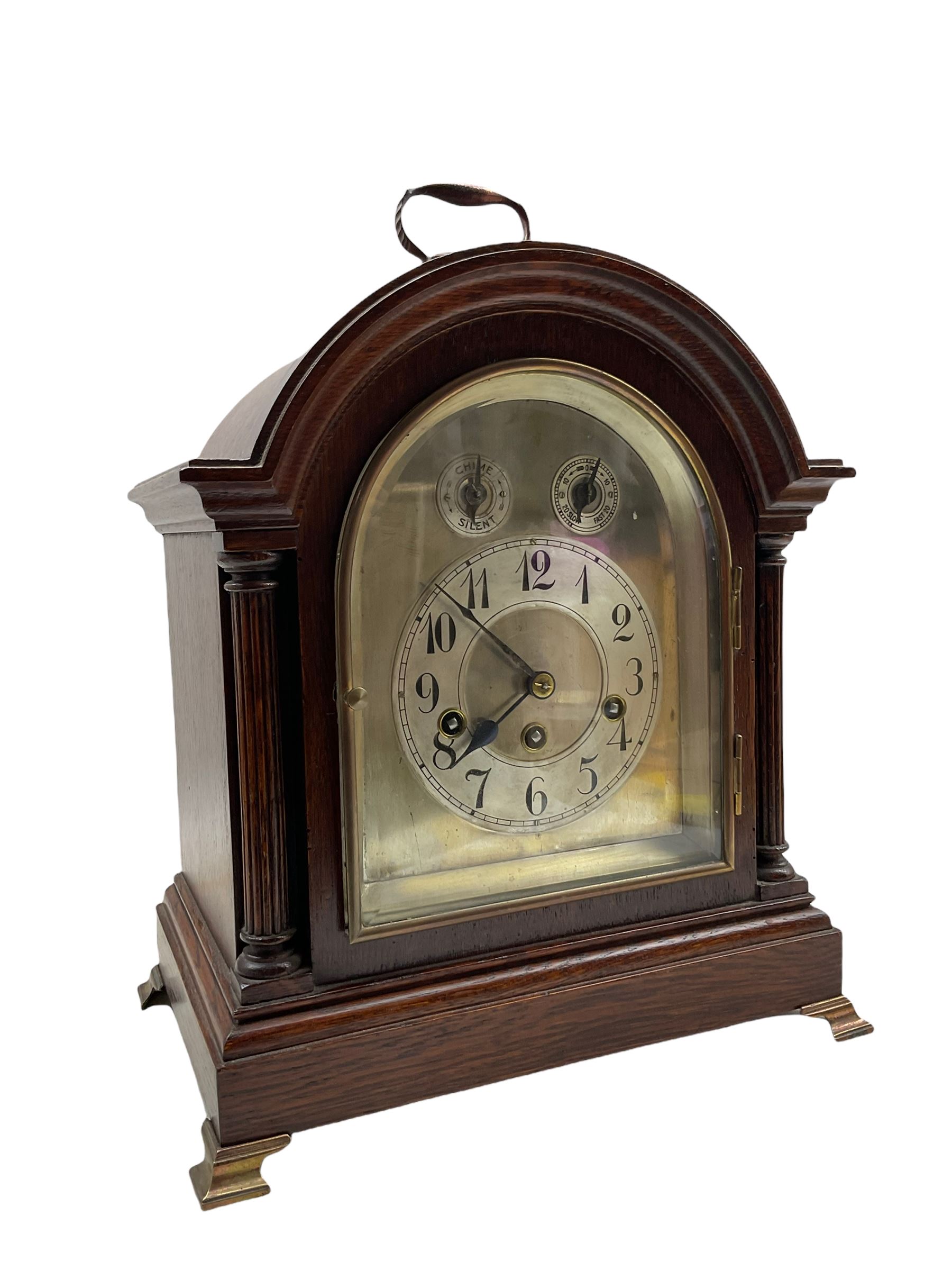 A German "Junghans" Westminster chiming mantle clock c1910 - Image 2 of 3