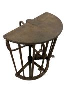 A cast iron turnstile from York City football ground by Ellison & Co.