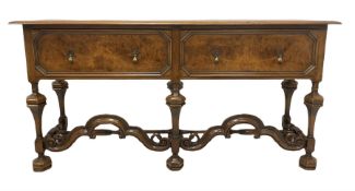 18th century design walnut dresser base