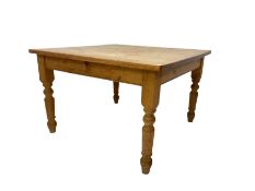 Victorian style pine square table