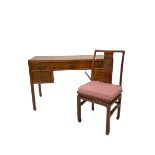 Hong Kong rosewood writing desk