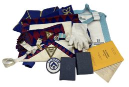 Box of Masonic regalia