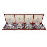 Set of four Spode limited edition plates from the British Steam series