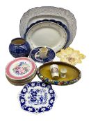 19th century Spot & Wreath pattern platter