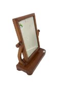 Small wooden swing mirror