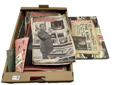 Quantity of vintage magazines and ephemera including Everybody's magazine