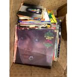Collection of 60's and 70's LP and 45 singles records (50+)