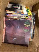 Collection of 60's and 70's LP and 45 singles records (50+)