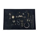 9ct gold jewellery oddments