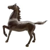 Chinese bronze effect model of a horse